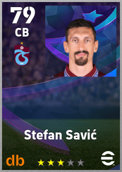 Stefan Savić — CB, OVR 79, MAX 86