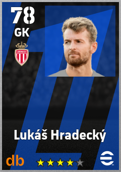 Lukáš Hradecký eFootball player card