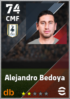Alejandro Bedoya — CMF, OVR 74, MAX 74