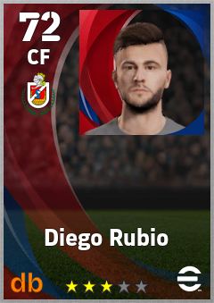 Diego Rubio eFootball player card