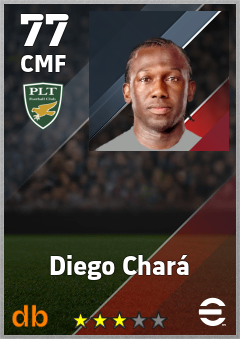 Diego Chará — CMF, OVR 77, MAX 77