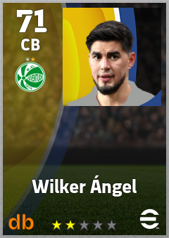 Wilker Ángel — CB, OVR 71, MAX 71