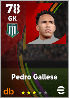 Pedro Gallese eFootball player card