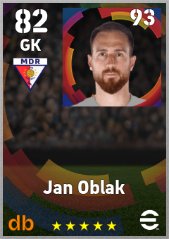 Jan Oblak eFootball player card