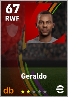 Geraldo — RWF, OVR 67, MAX 67