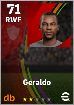 Geraldo — RWF, OVR 71, MAX 71