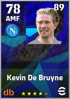 Kevin De Bruyne eFootball player card