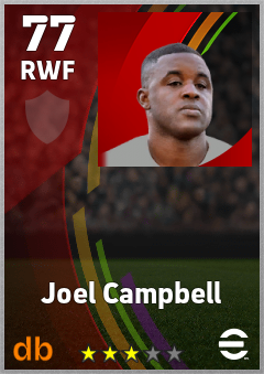 Joel Campbell eFootball player card