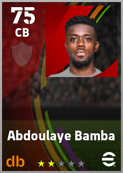 Abdoulaye Bamba — CB, OVR 75, MAX 75