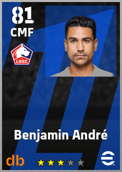Benjamin André eFootball player card