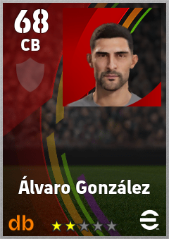 Álvaro González eFootball player card