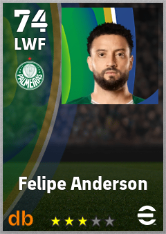 Felipe Anderson eFootball player card