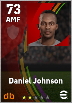 Daniel Johnson — AMF, OVR 73, MAX 73