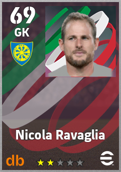 Nicola Ravaglia — GK, OVR 69, MAX 69