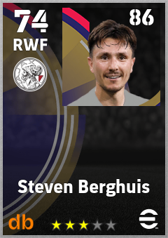 Steven Berghuis eFootball player card