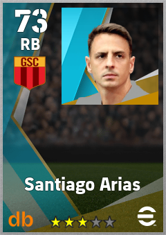 Santiago Arias — RB, OVR 73, MAX 73