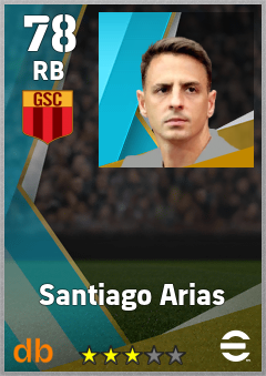Santiago Arias — RB, OVR 78, MAX 78