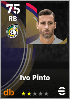 Ivo Pinto — RB, OVR 75, MAX 75