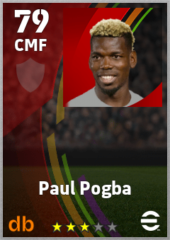 Paul Pogba eFootball player card
