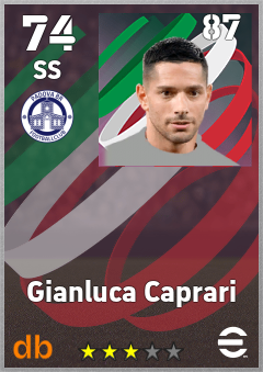 Gianluca Caprari — SS, OVR 74, MAX 87