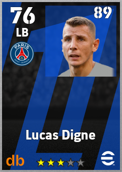 Lucas Digne eFootball player card