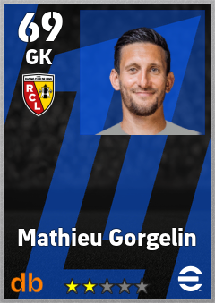 Mathieu Gorgelin — GK, OVR 69, MAX 69