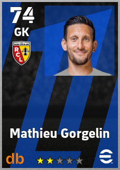 Mathieu Gorgelin — GK, OVR 74, MAX 74
