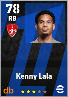 Kenny Lala — RB, OVR 78, MAX 78