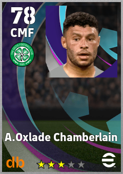 A.Oxlade Chamberlain — CMF, OVR 78, MAX 78