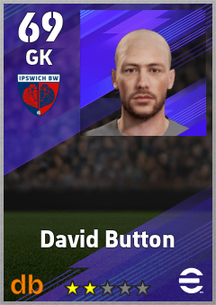 David Button — GK, OVR 69, MAX 69