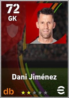 Dani Jiménez eFootball player card