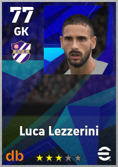 Luca Lezzerini — GK, OVR 77, MAX 77