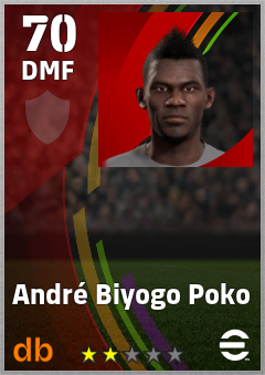 André Biyogo Poko eFootball player card