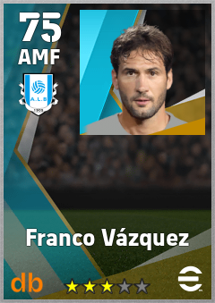 Franco Vázquez — AMF, OVR 75, MAX 75