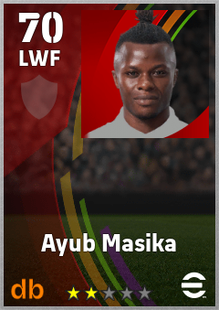 Ayub Masika eFootball player card