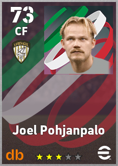 Joel Pohjanpalo — CF, OVR 73, MAX 73
