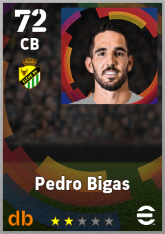 Pedro Bigas eFootball player card