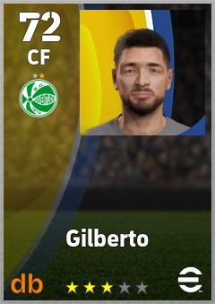 Gilberto eFootball player card