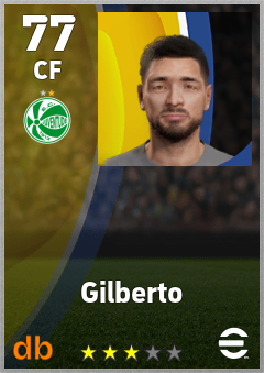 Gilberto — CF, OVR 77, MAX 77