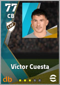 Víctor Cuesta eFootball player card