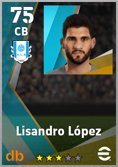 Lisandro López eFootball player card