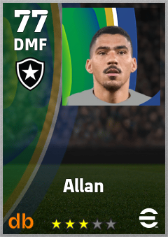 Allan — DMF, OVR 77, MAX 77