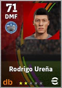 Rodrigo Ureña — DMF, OVR 71, MAX 71