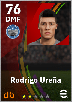 Rodrigo Ureña — DMF, OVR 76, MAX 76