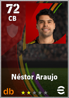 Néstor Araujo eFootball player card