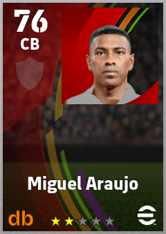 Miguel Araujo eFootball player card