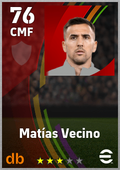 Matías Vecino eFootball player card