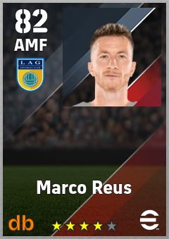 Marco Reus — AMF, OVR 82, MAX 82