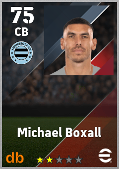 Michael Boxall — CB, OVR 75, MAX 75