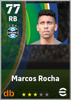 Marcos Rocha — RB, OVR 77, MAX 77